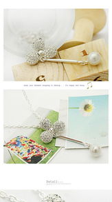 璀璨風(fēng)尚 廠家直銷滿鉆三葉草垂直珍珠耳墜耳釘——明星同款，點(diǎn)亮你的美